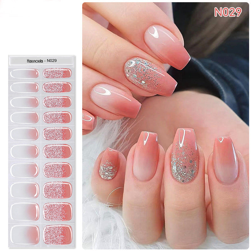 🔥Final 3 Hours: 50% OFF💅Semi Cured Gel Nail Strips | Gel Nail Stickers with UV Light Required💜