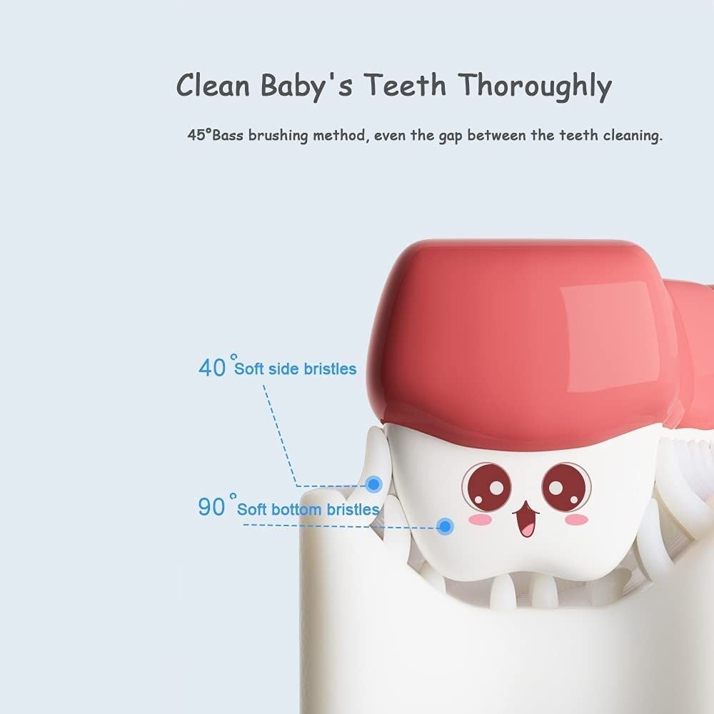 🌈Final 3 Hours: 50% OFF🔥All Rounded Children U-Shape Toothbrush🪥