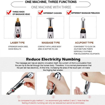 🔥Final 3 Hours: 50% OFF✨Acupuncture Pen, Electronic Acupuncture Pen Therapy, Energy Massage Tools