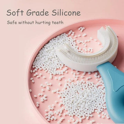 🌈Final 3 Hours: 50% OFF🔥All Rounded Children U-Shape Toothbrush🪥