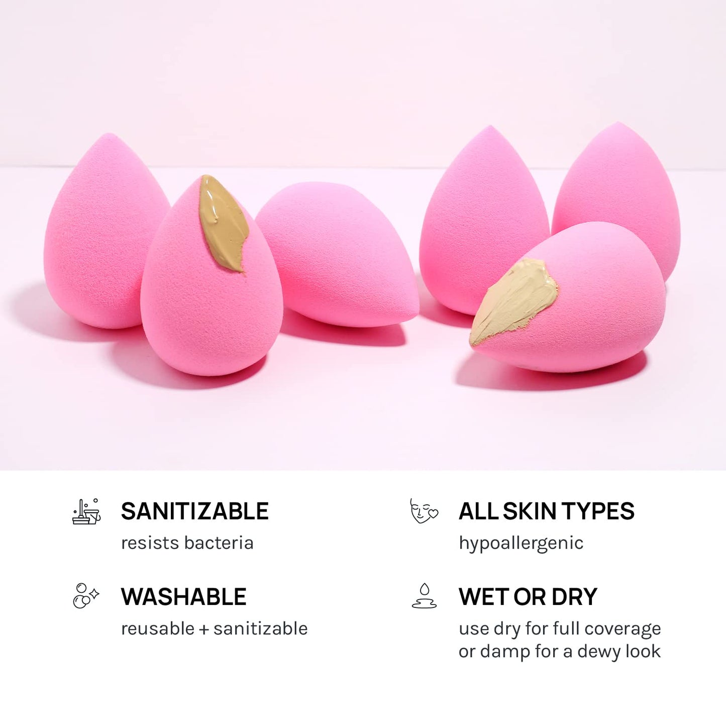 🔥Up to 40% OFF🔥Makeup Sponge Set（6 Pcs）