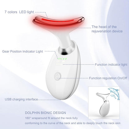 🌈LAST DAY 50% OFF🎁7 in 1 Multifunctional Facial Massager, Beauty Skin Care Tool for Face and Neck