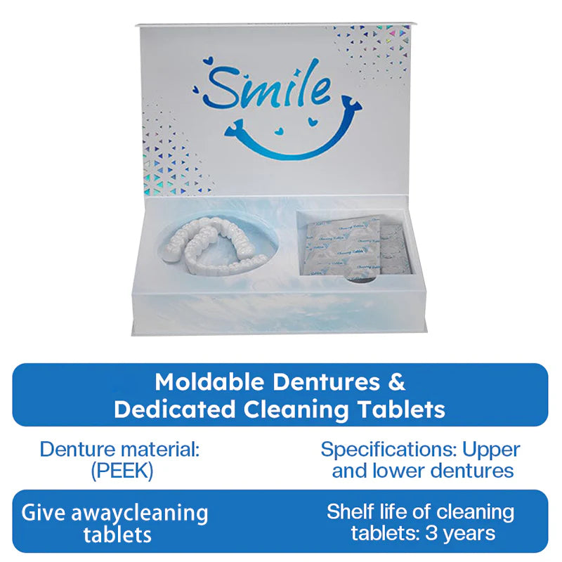 🎁Moldable Dentures🧑🏽⚕️Obtain American Dental Association (ADA) Certification ✅