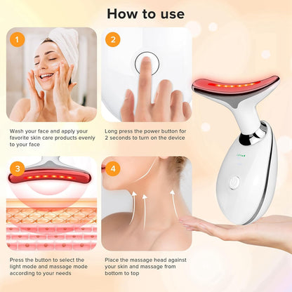 🌈LAST DAY 50% OFF🎁7 in 1 Multifunctional Facial Massager, Beauty Skin Care Tool for Face and Neck