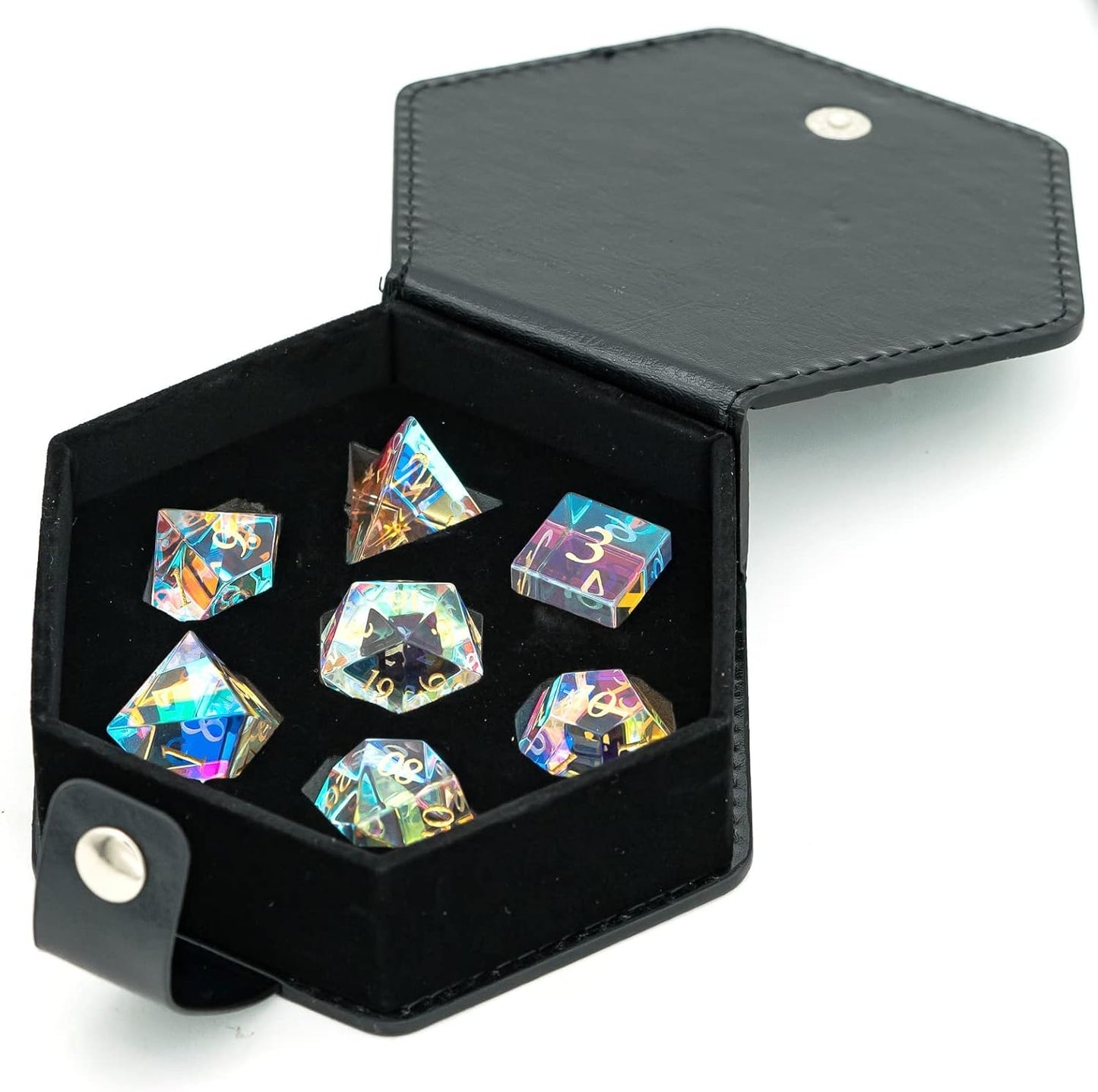 🔥Up to 50% OFF🔥Last Day Promotion - Glass Prism Dice Set
