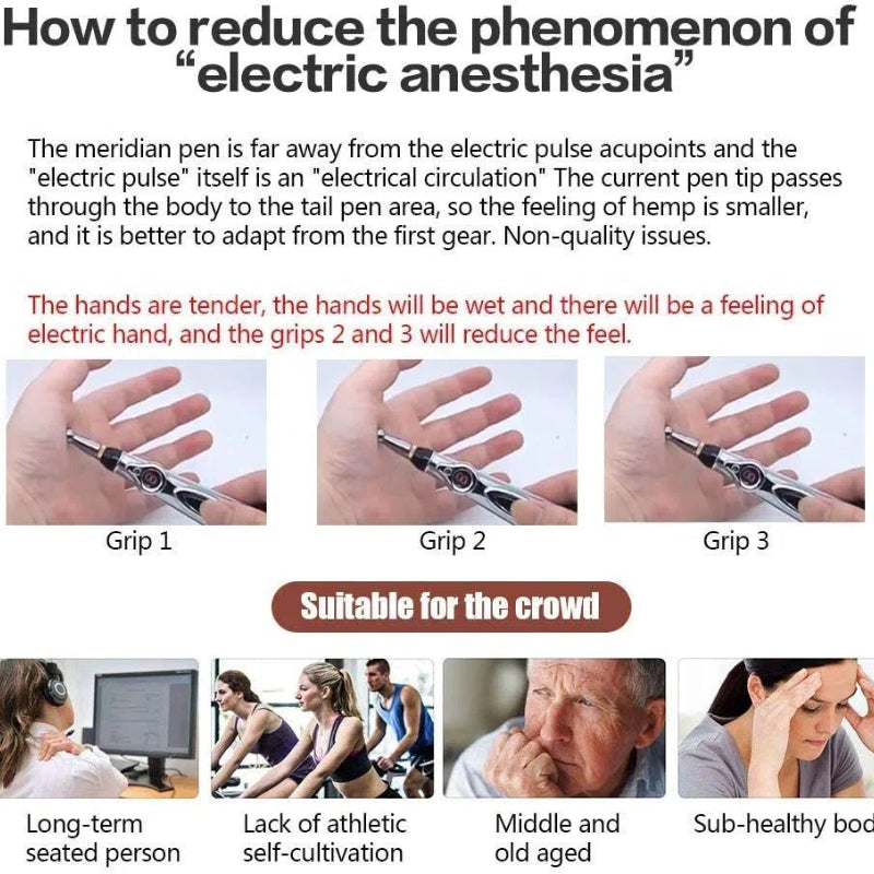 🔥Final 3 Hours: 50% OFF✨Acupuncture Pen, Electronic Acupuncture Pen Therapy, Energy Massage Tools