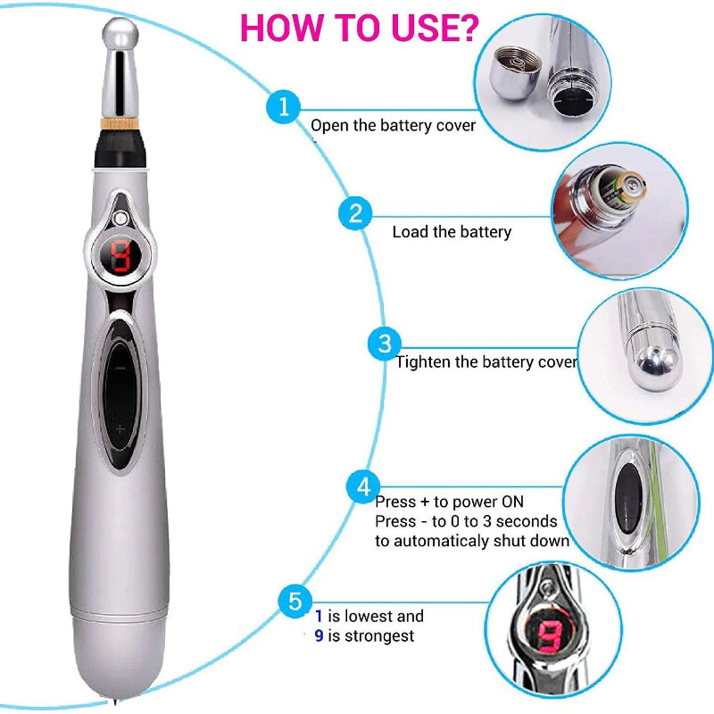 🔥Final 3 Hours: 50% OFF✨Acupuncture Pen, Electronic Acupuncture Pen Therapy, Energy Massage Tools