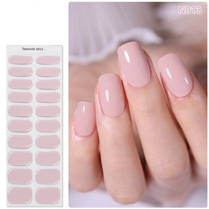 🔥Final 3 Hours: 50% OFF💅Semi Cured Gel Nail Strips | Gel Nail Stickers with UV Light Required💜