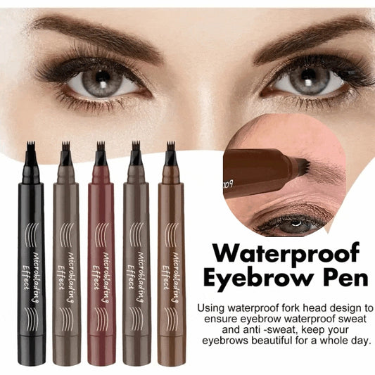 🌈Last Day - Buy 1 Get 1 Free💜Four-pronged Wild Water Eyebrow Pencil🖊️