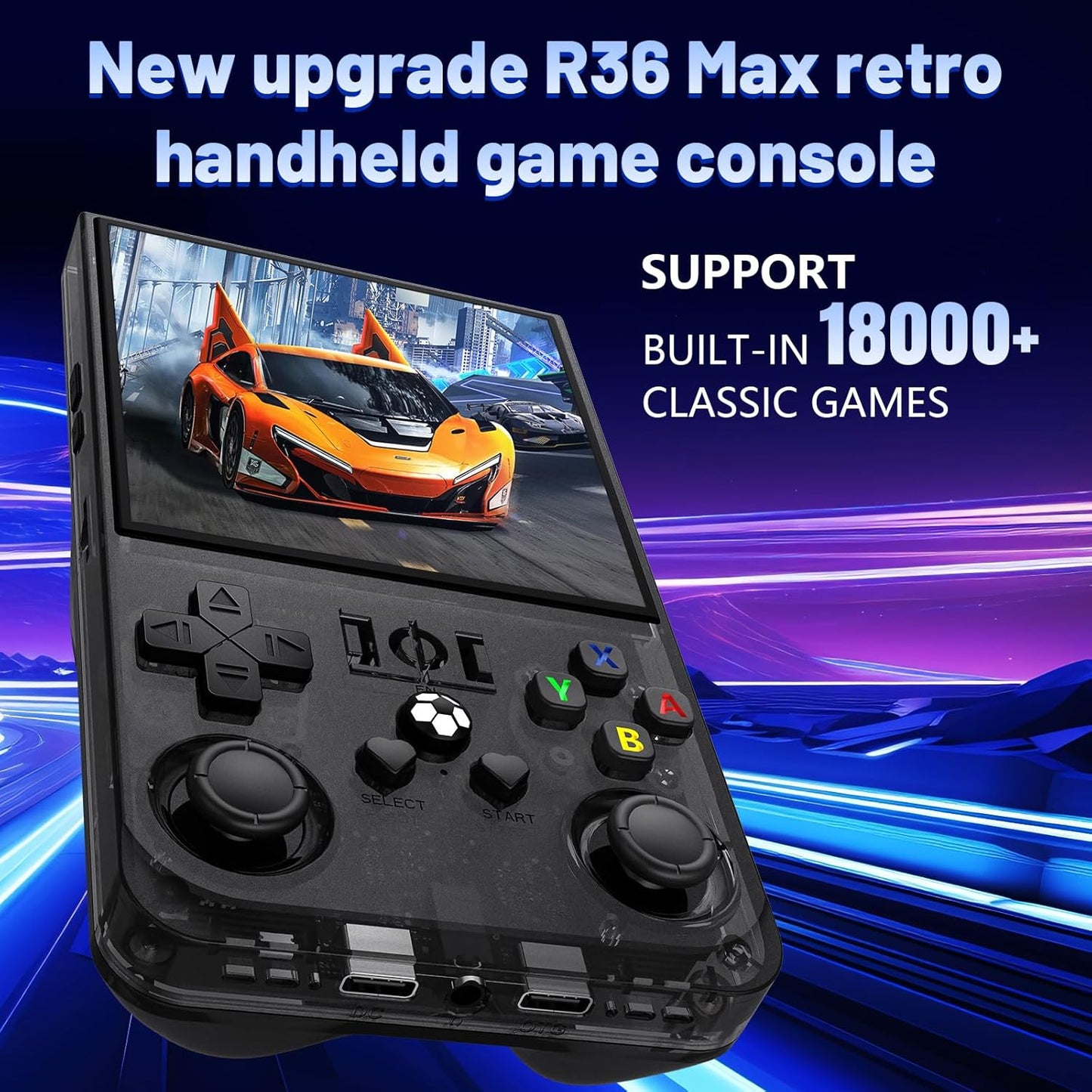 🔥 Hot-selling in 2025 🎁 R36MAX Retro Game Console