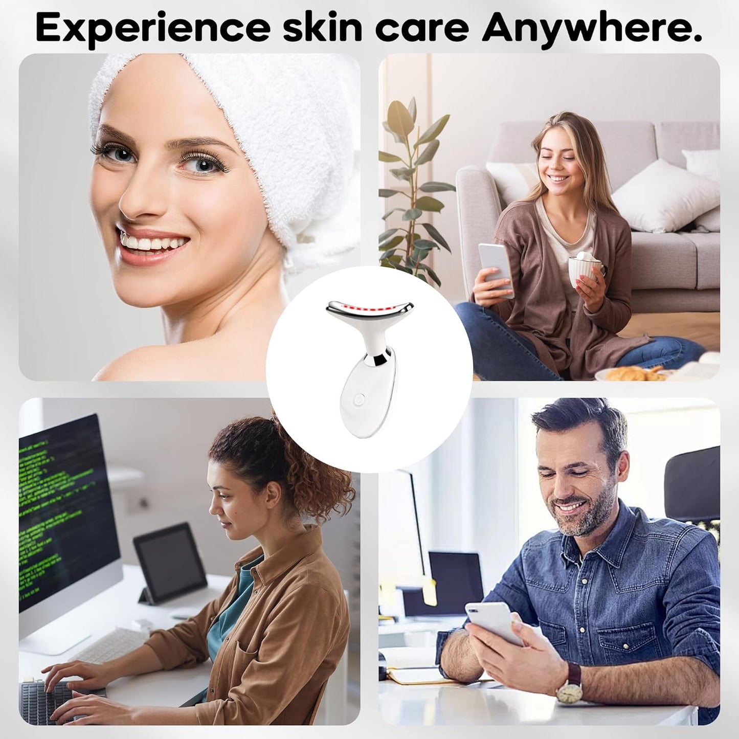 🌈LAST DAY 50% OFF🎁7 in 1 Multifunctional Facial Massager, Beauty Skin Care Tool for Face and Neck