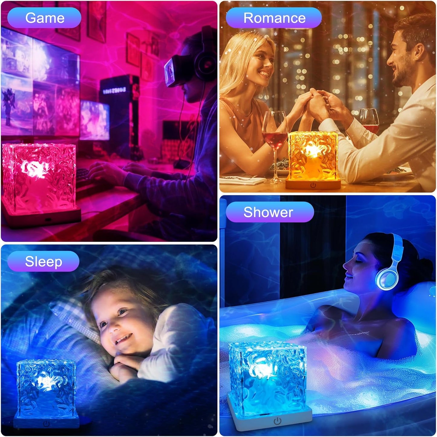 🎊Store celebration 50% OFF🔥16-color gradient rotating ocean wave projection light