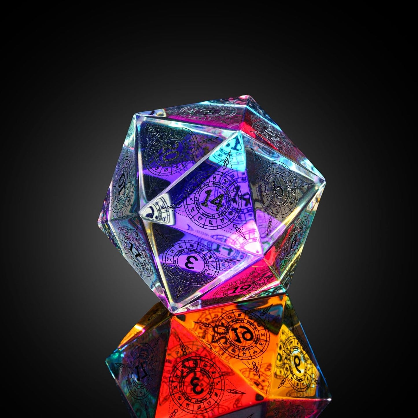 🔥Up to 50% OFF🔥Last Day Promotion - Glass Prism Dice Set