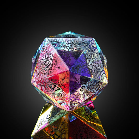🔥Up to 50% OFF🔥Last Day Promotion - Glass Prism Dice Set