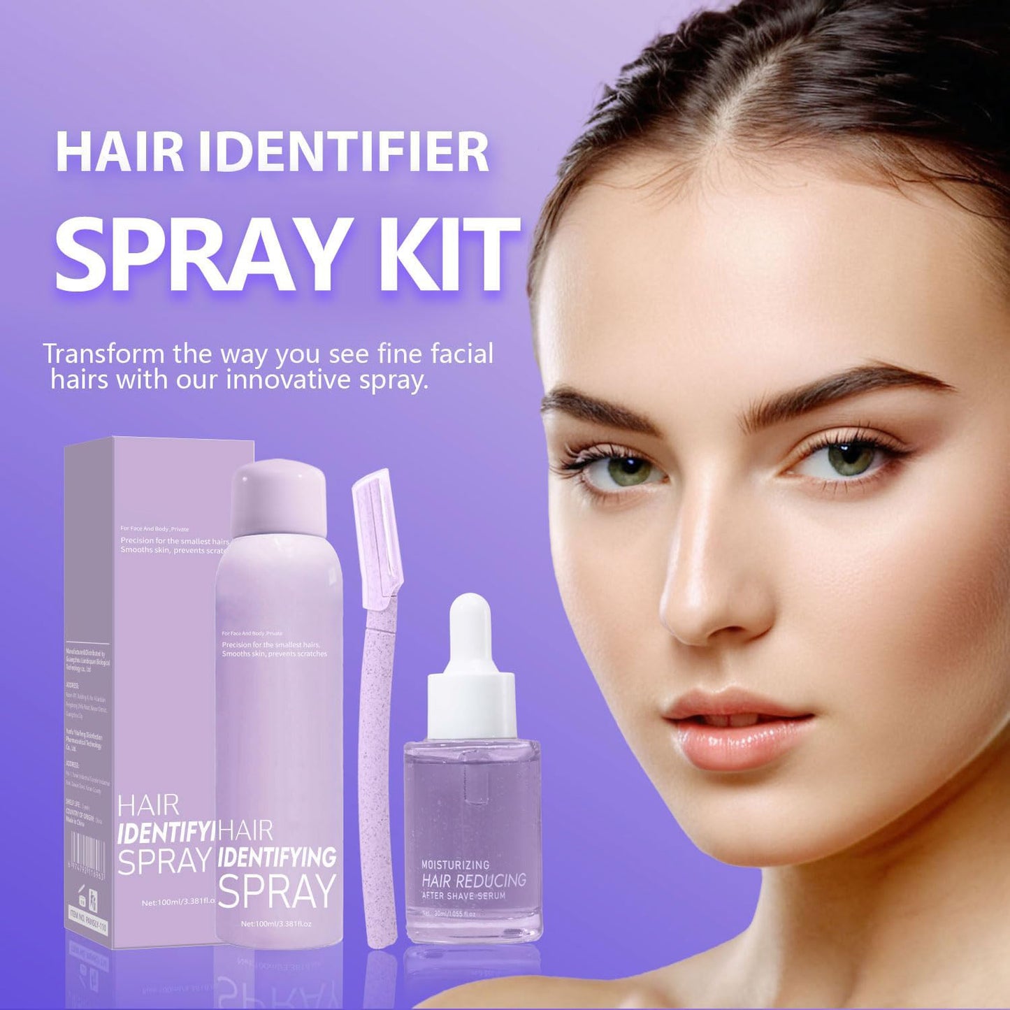 🌈LAST DAY 50% OFF🎁Hair Identifying Spray Kit🪒