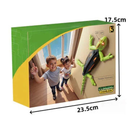 Wall Crawler Gecko - LED RC Toy for Indoor Family Fun & Prank Gifts