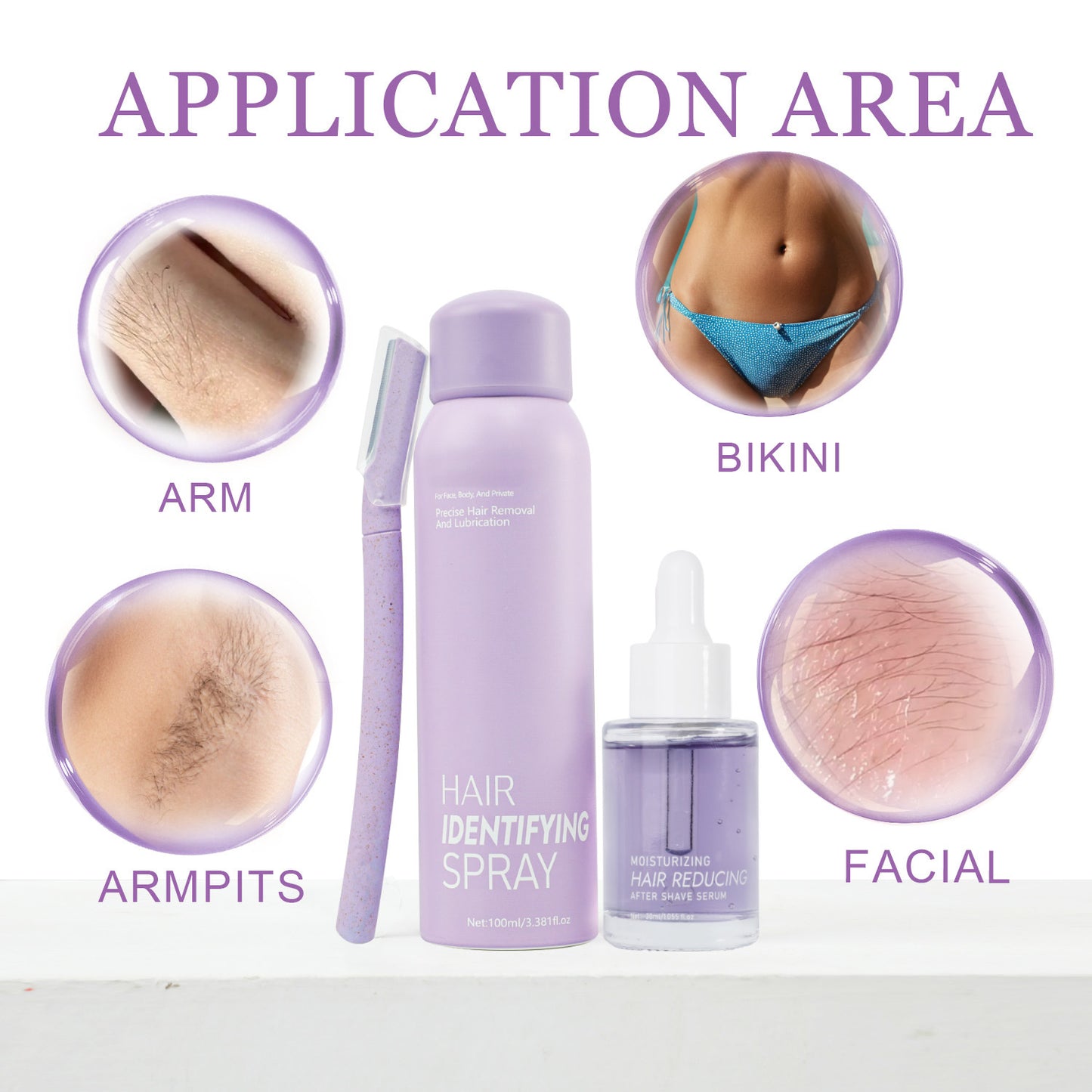 🌈LAST DAY 50% OFF🎁Hair Identifying Spray Kit🪒