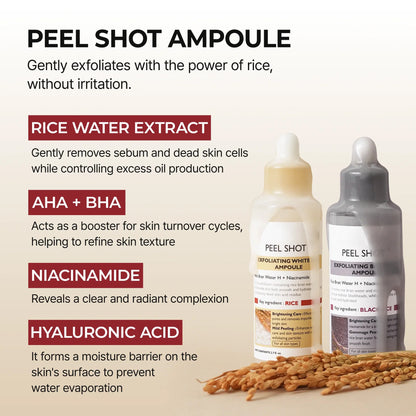 Final 3 Hours: 50% OFF 🔥 Gentle Exfoliator Glow Rice Ampoule