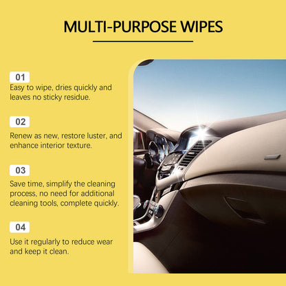 🔥 50% OFF 🔥Heavy Duty Cleaning Wipes, Disposable Car Wipes (40 Count)