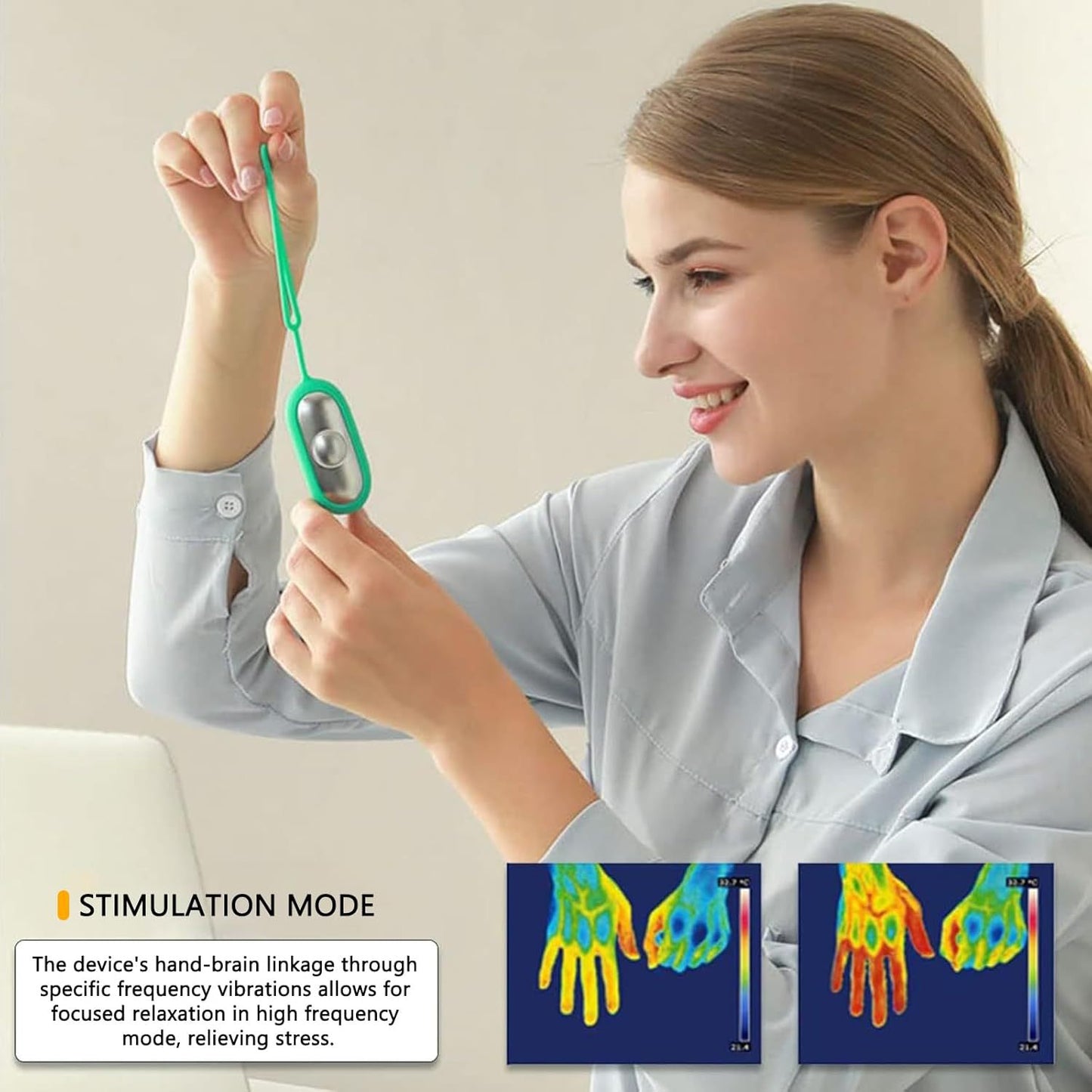 🔥 50% OFF 🔥Sleep Aid – Handheld Microcurrent Relaxation Tool for Calmness, Focus, and Gentle Relief