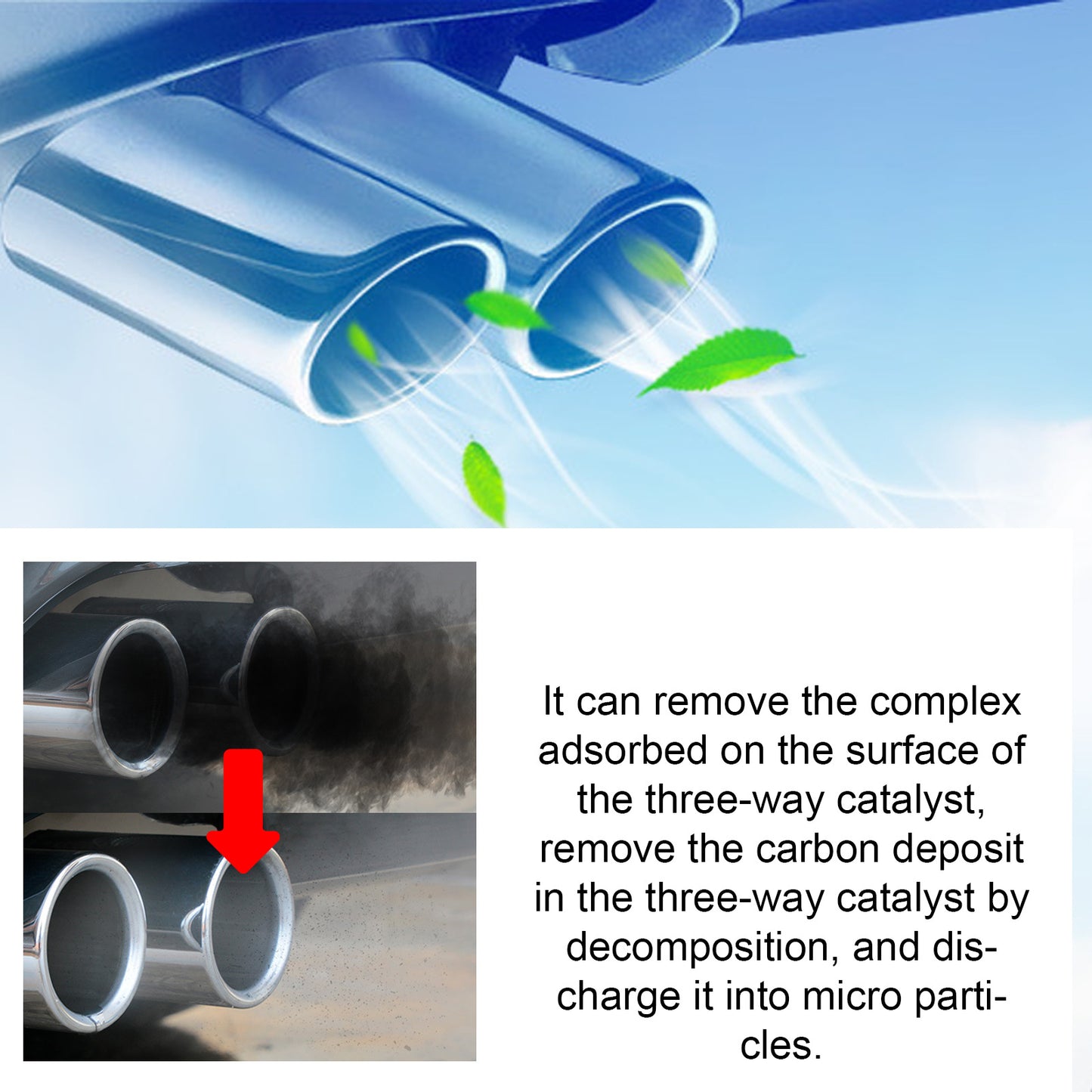 🔥BUY 2 GET 1 FREE - Auto Parts Engine Cleaner Exhaust System Pipe Carbon Deposits Remover (120 ml)