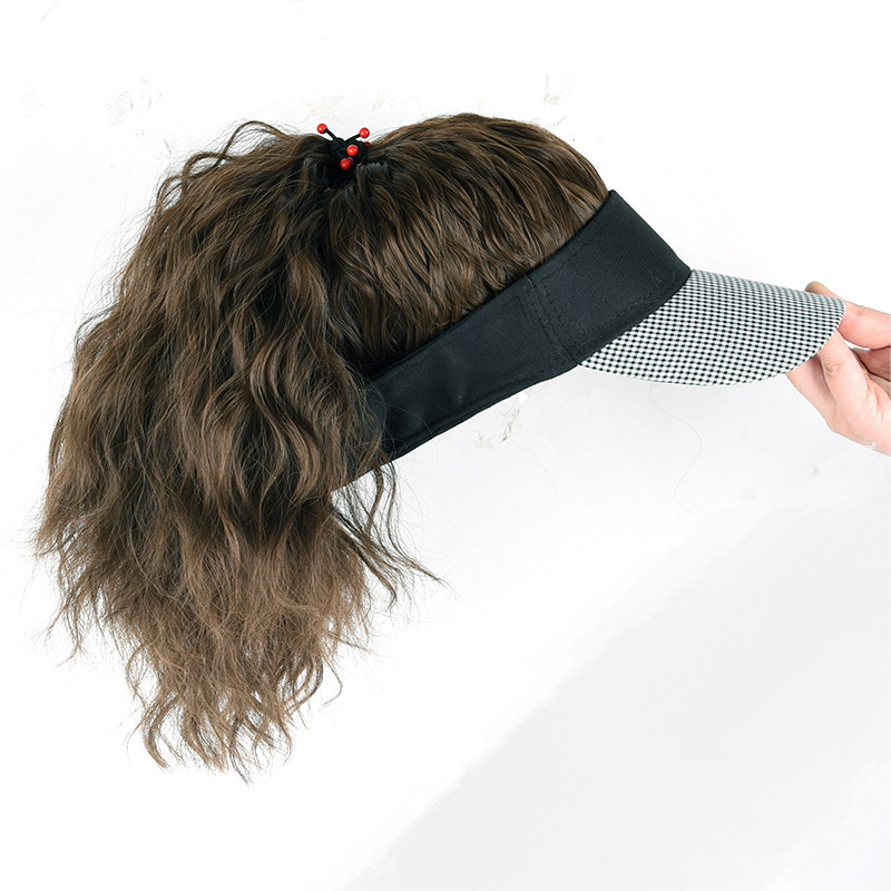 💜Women's Ponytail Wig Baseball Cap - Long Wavy💜