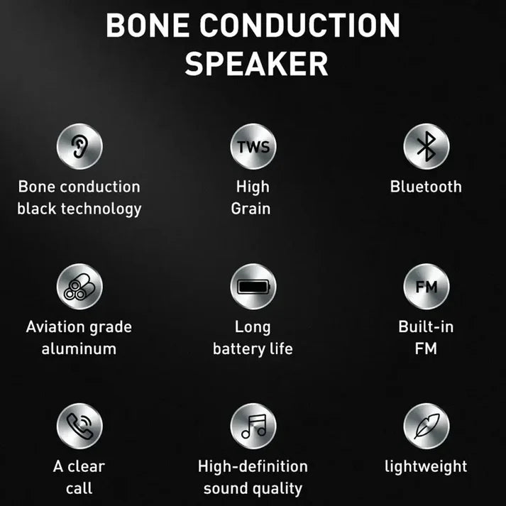🎧Hot Sale 50% Off👂High Quality Bone Conduction Speaker Bluetooth