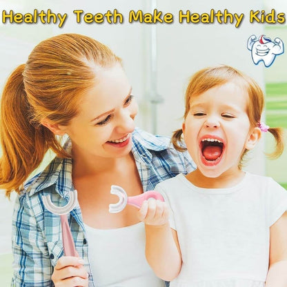 🌈Final 3 Hours: 50% OFF🔥All Rounded Children U-Shape Toothbrush🪥