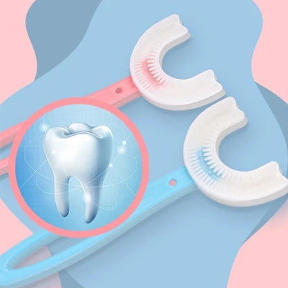 🌈Final 3 Hours: 50% OFF🔥All Rounded Children U-Shape Toothbrush🪥