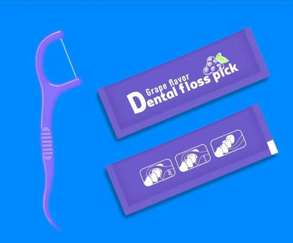 🌸Up to 50% OFF🔥100Count Dental Flossers Each Individually Wrapped