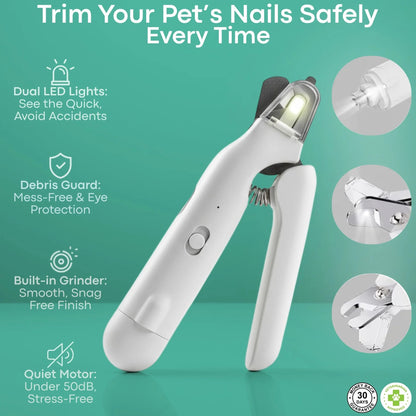 🔥Final 3 Hours: 50% OFF🐾Pet grooming electric nail clippers and nail trimmer two in one
