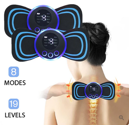 💜Hot Sale💜Portable Massager with 8 Modes and LCD Screen - Mini Muscle Stimulator for Pain Relief