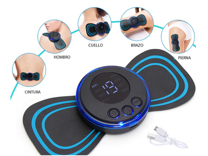💜Hot Sale💜Portable Massager with 8 Modes and LCD Screen - Mini Muscle Stimulator for Pain Relief