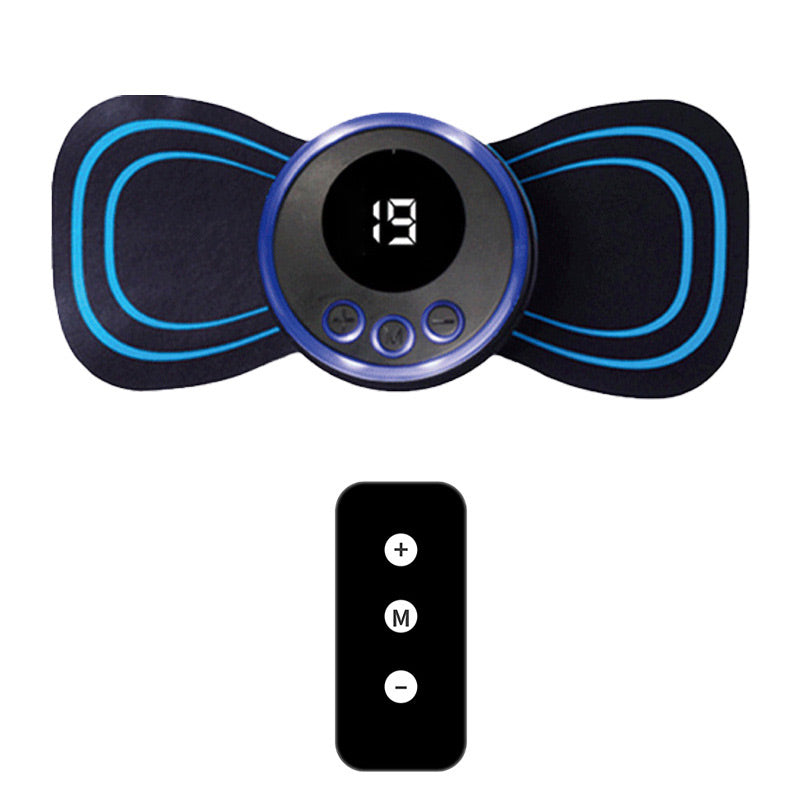 💜Hot Sale💜Portable Massager with 8 Modes and LCD Screen - Mini Muscle Stimulator for Pain Relief